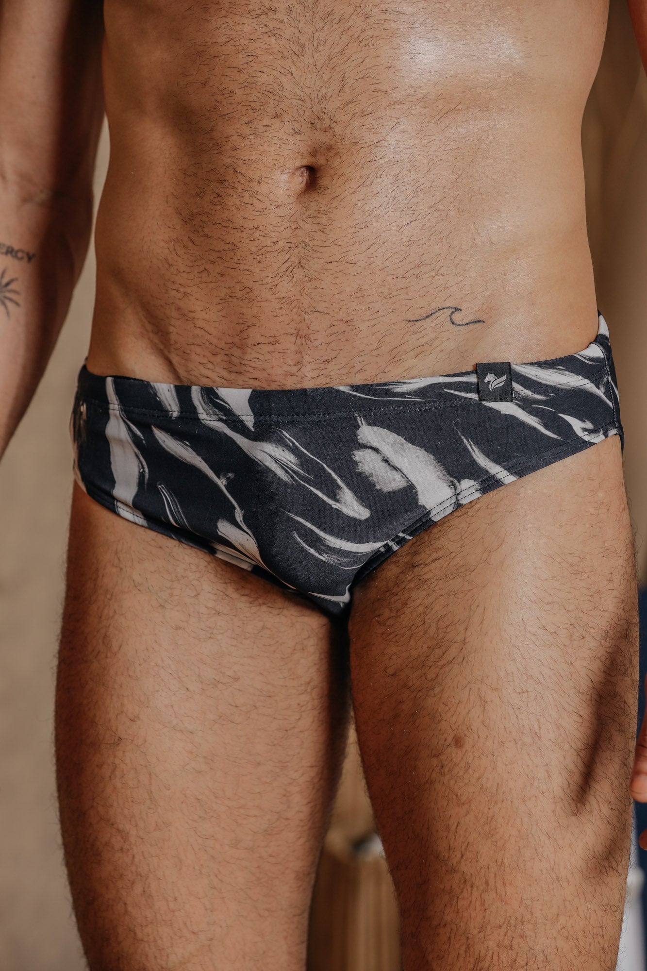 Sunga Super Slim Preta Gloss