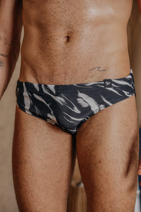 Sunga Super Slim Preta Gloss