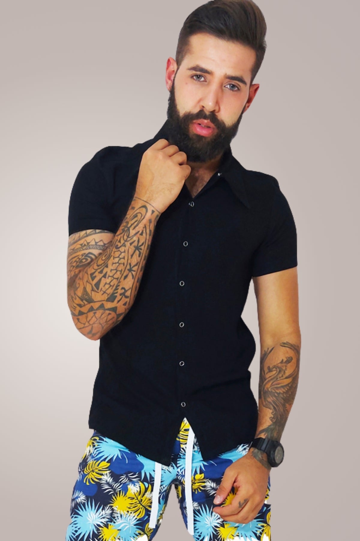 Camisa Masculina em Viscose