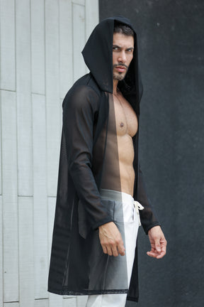 Cardigan Masculino Em Tule