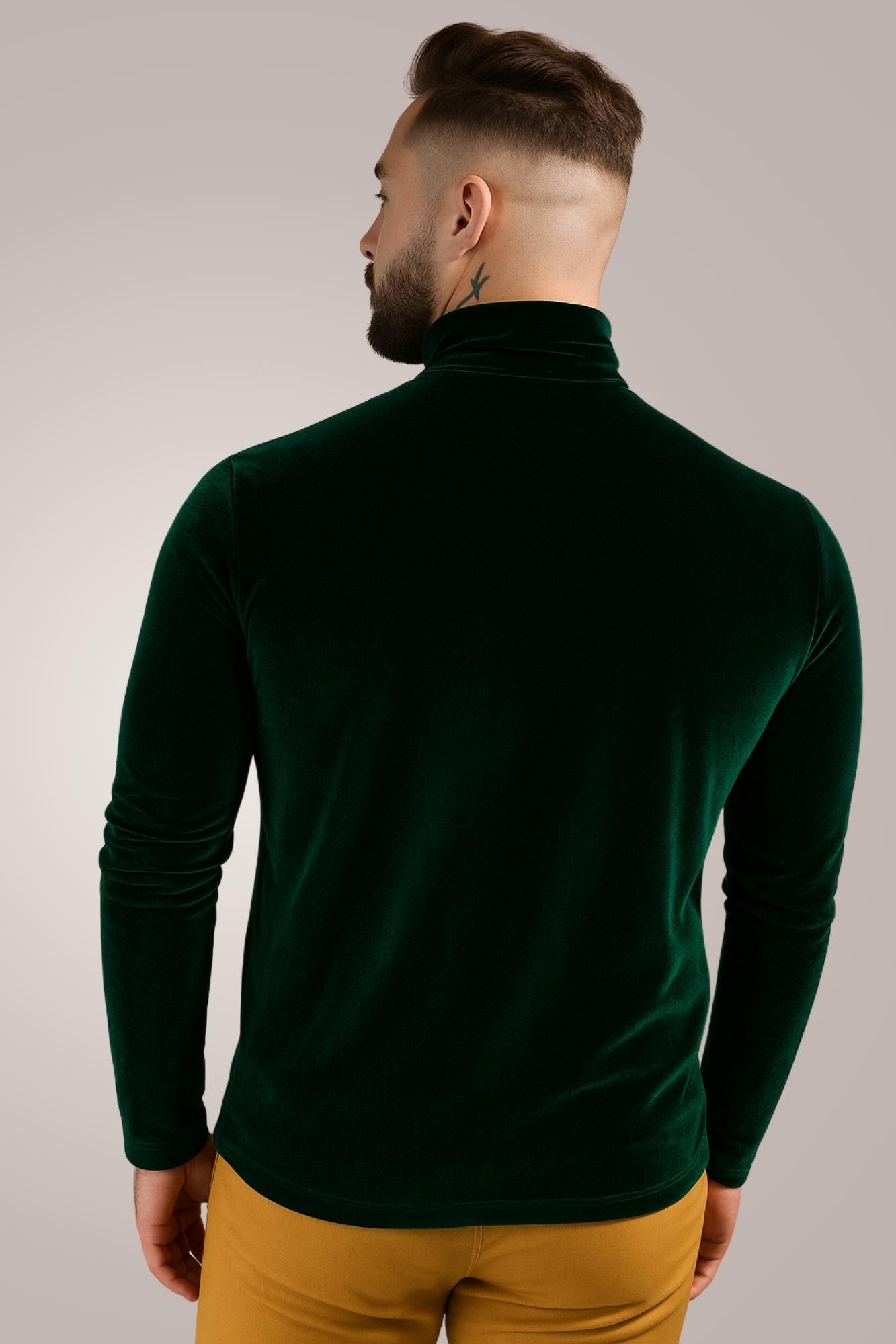 Blusa Masculina Cacharrel em Veludo Verde