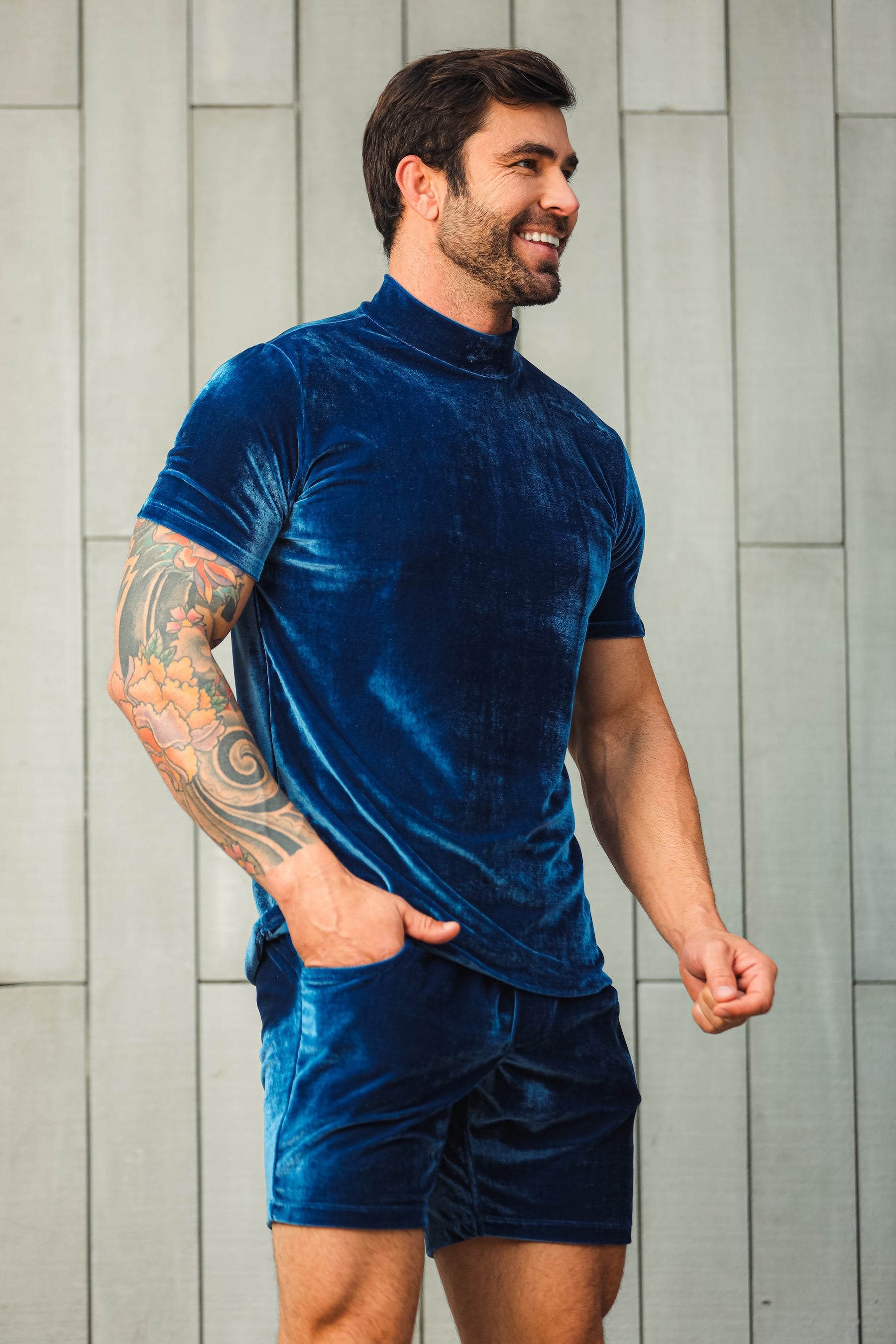 Conjunto Masculino em Veludo