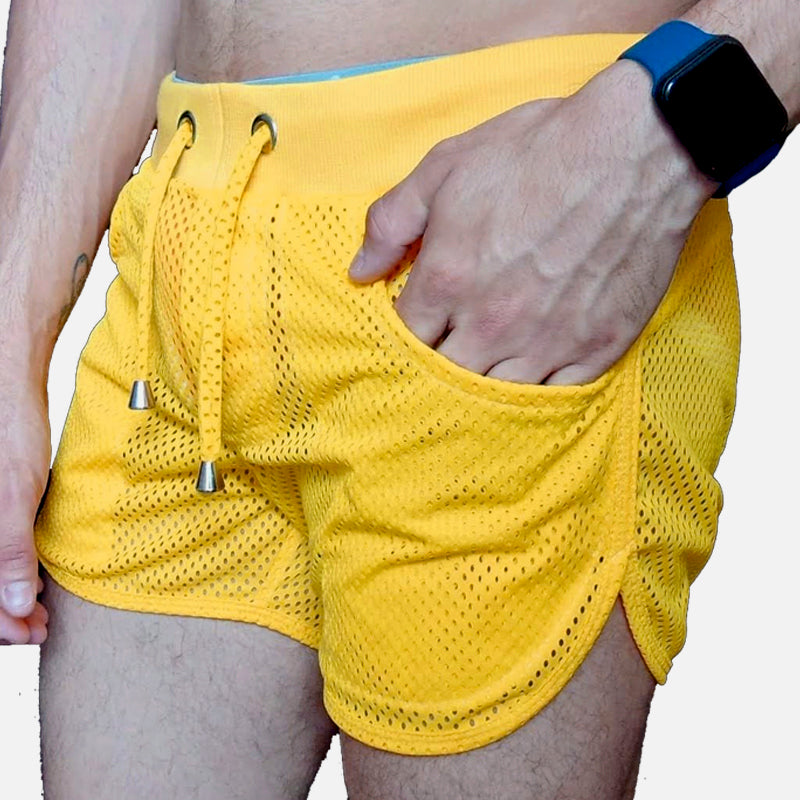 Short Fit Masculino em Tela Open