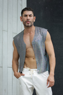 Colete Masculino Holográfico