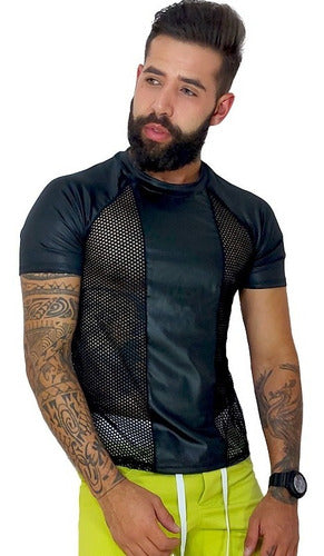 Camiseta Masculina Arrastão Frente Costas e Manga Cirrê