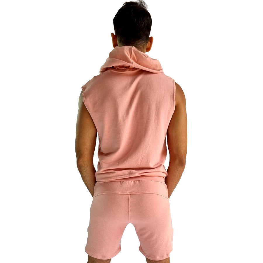 Macaquinho Masculino Modelo Machão com Capuz