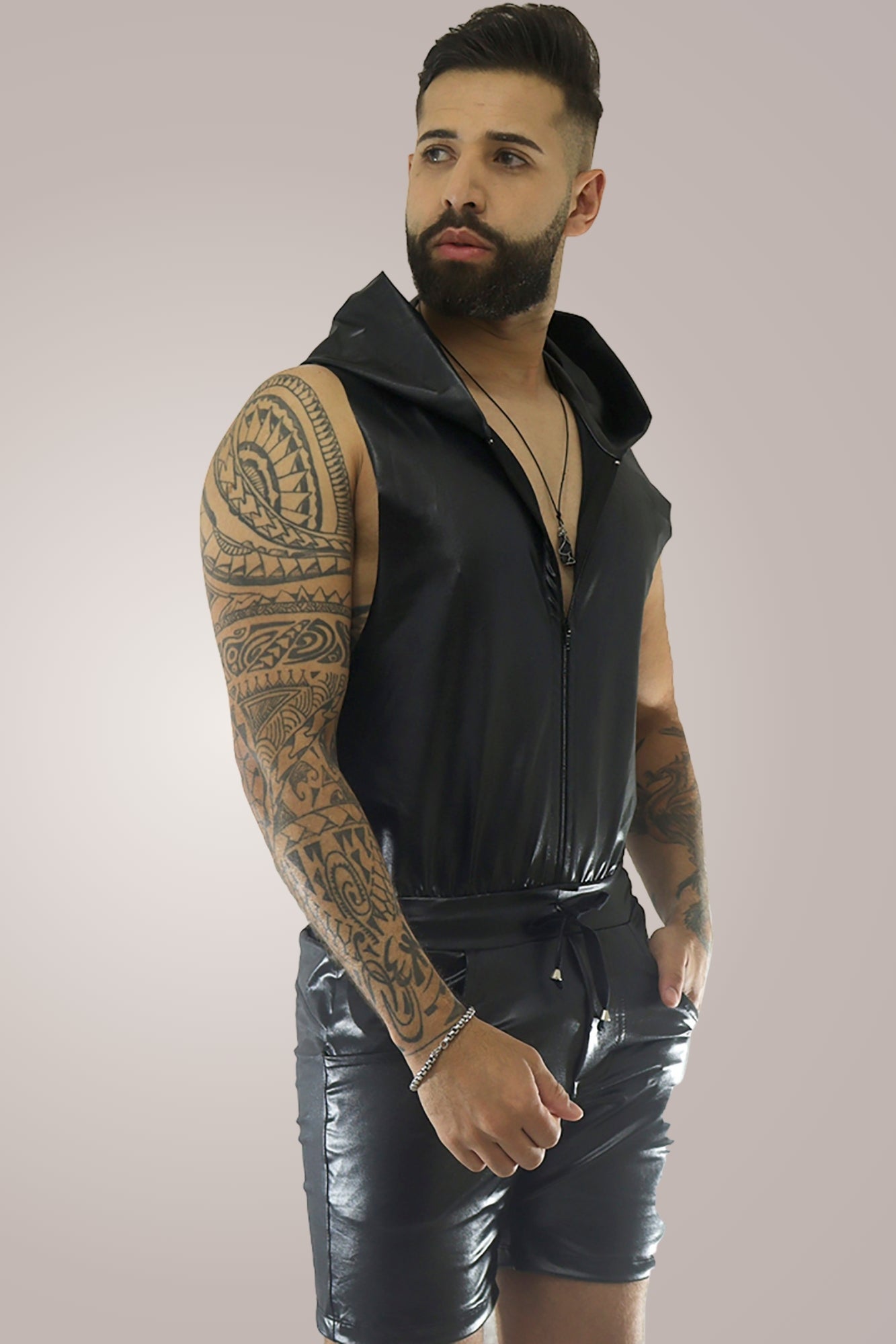 Macaquinho Masculino Em Cirrê Modelo Machão