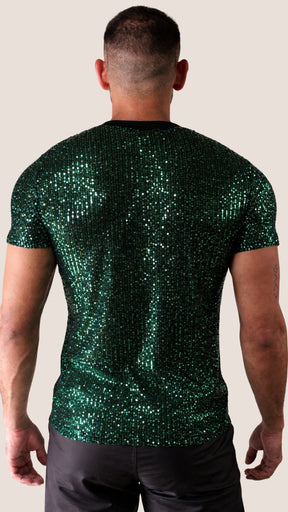 Camiseta Masculina em Paetê