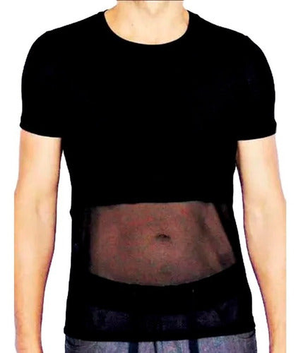 Camiseta Masculina de Tule Modelo Cropped