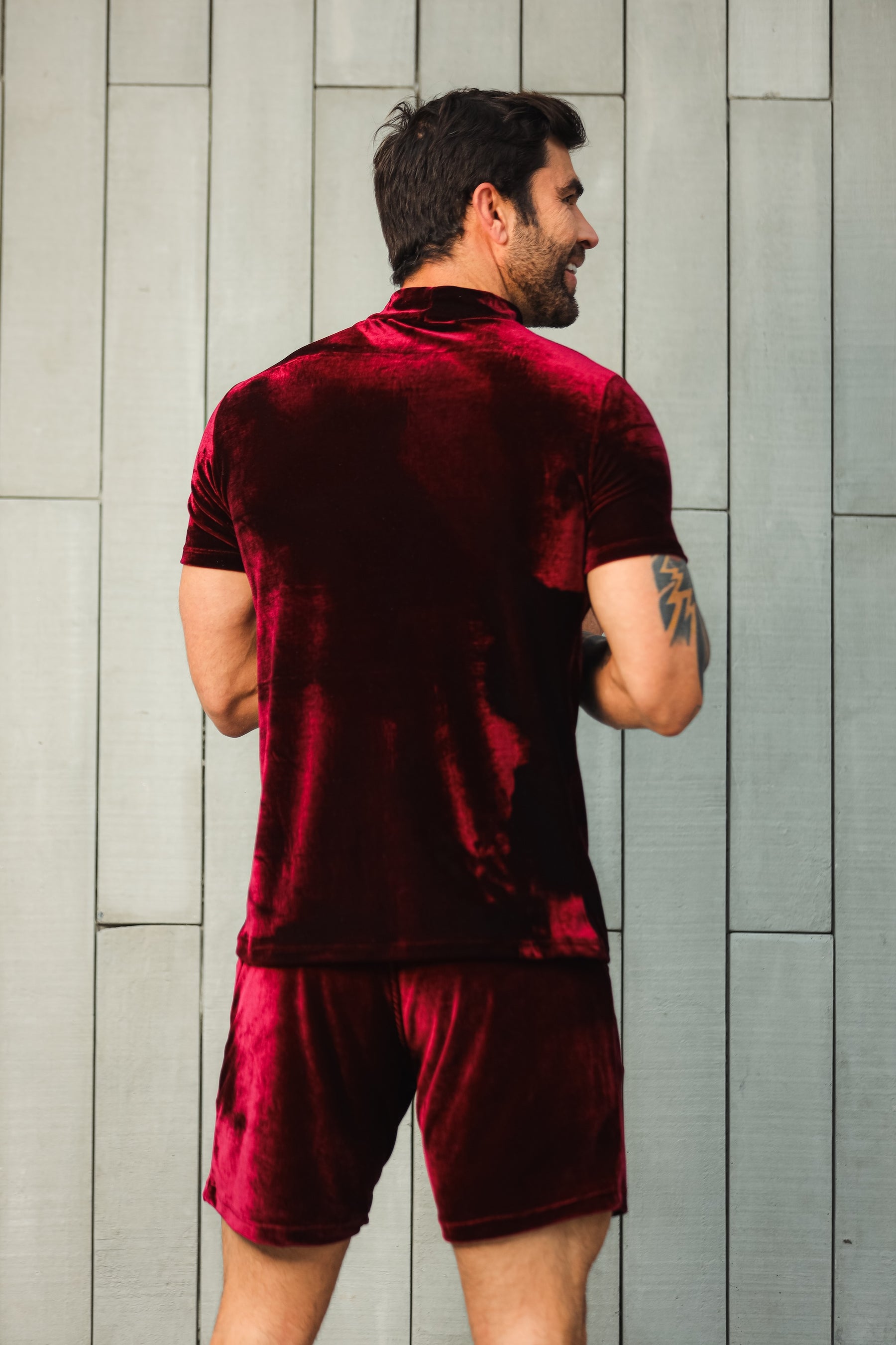 Conjunto Masculino em Veludo