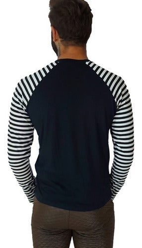 Camiseta Masculina Raglan Listrada