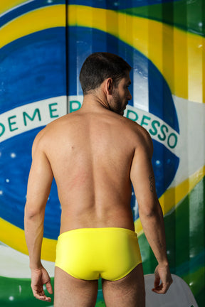 Sunga Clássica/Boxer Amarelo