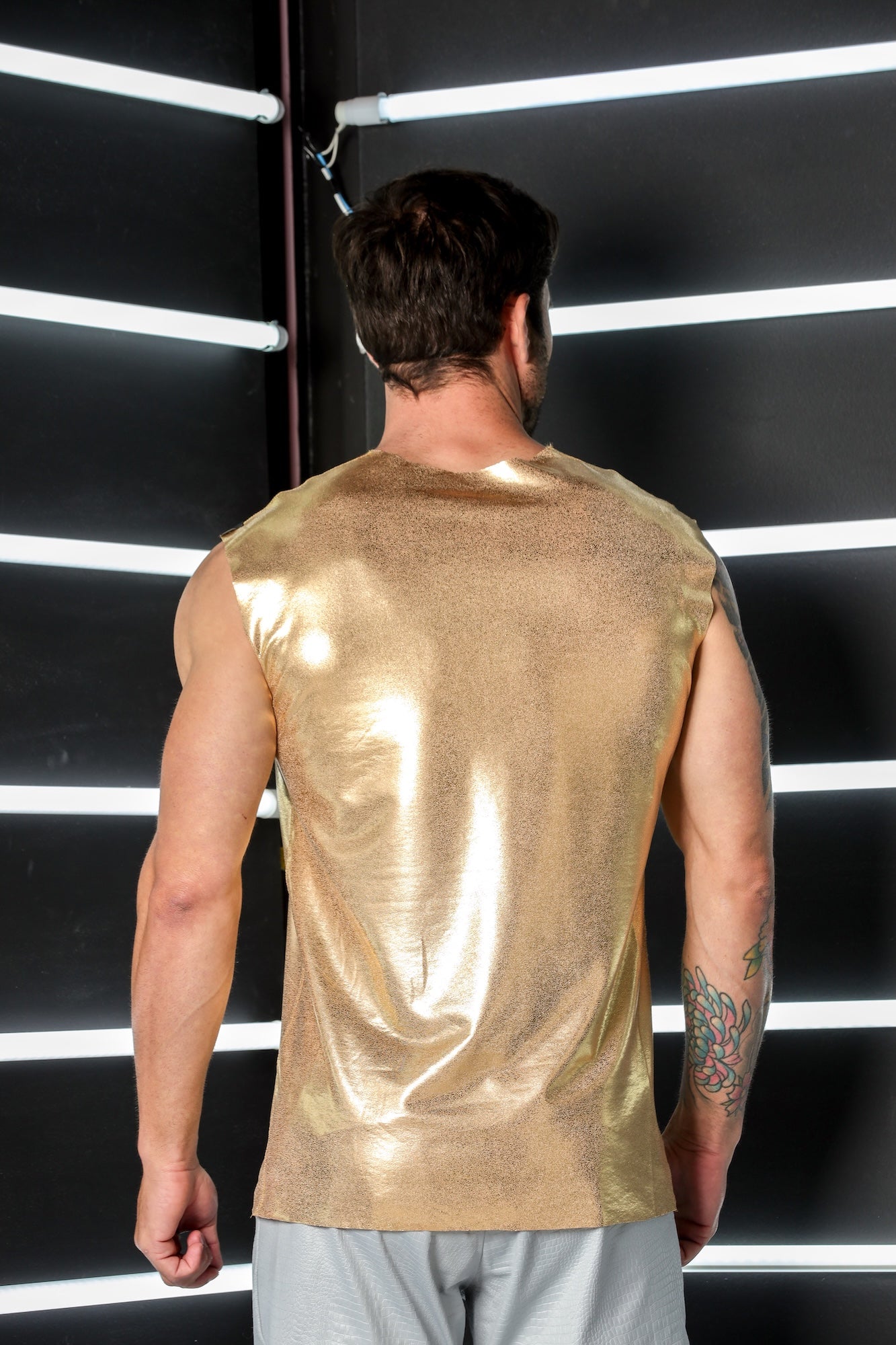 Regata Masculina em Malha Resinada