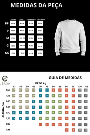 Camiseta Masculina Manga Longa Cirrê Animal Print