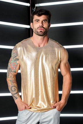 Regata Masculina em Malha Resinada