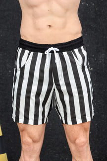 Short Masculino em Tricoline Listra Vertical