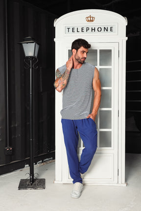 Regata Machão Viscolycra Listrada