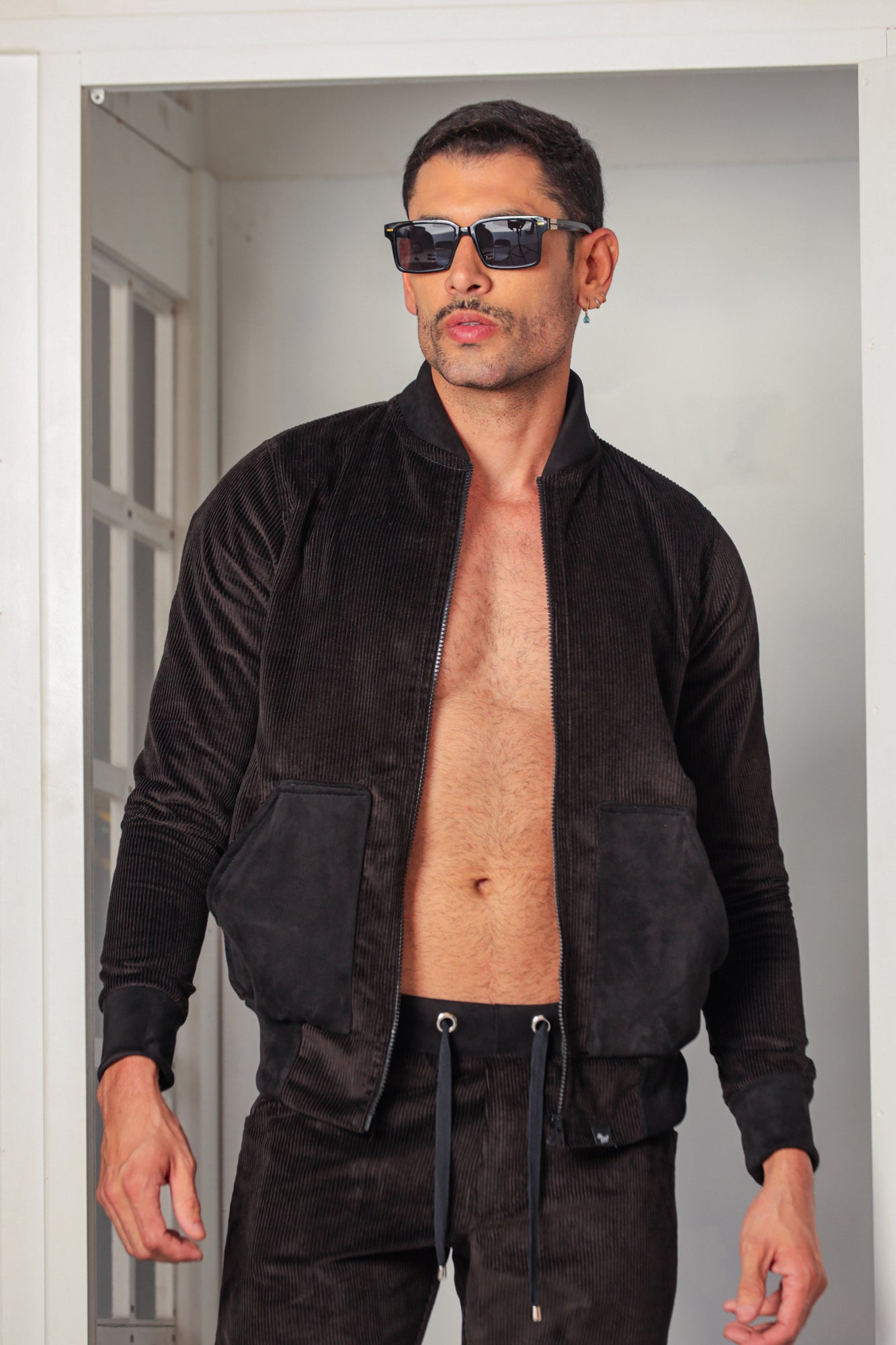 Jaqueta Masculina em Veludo Cotelê