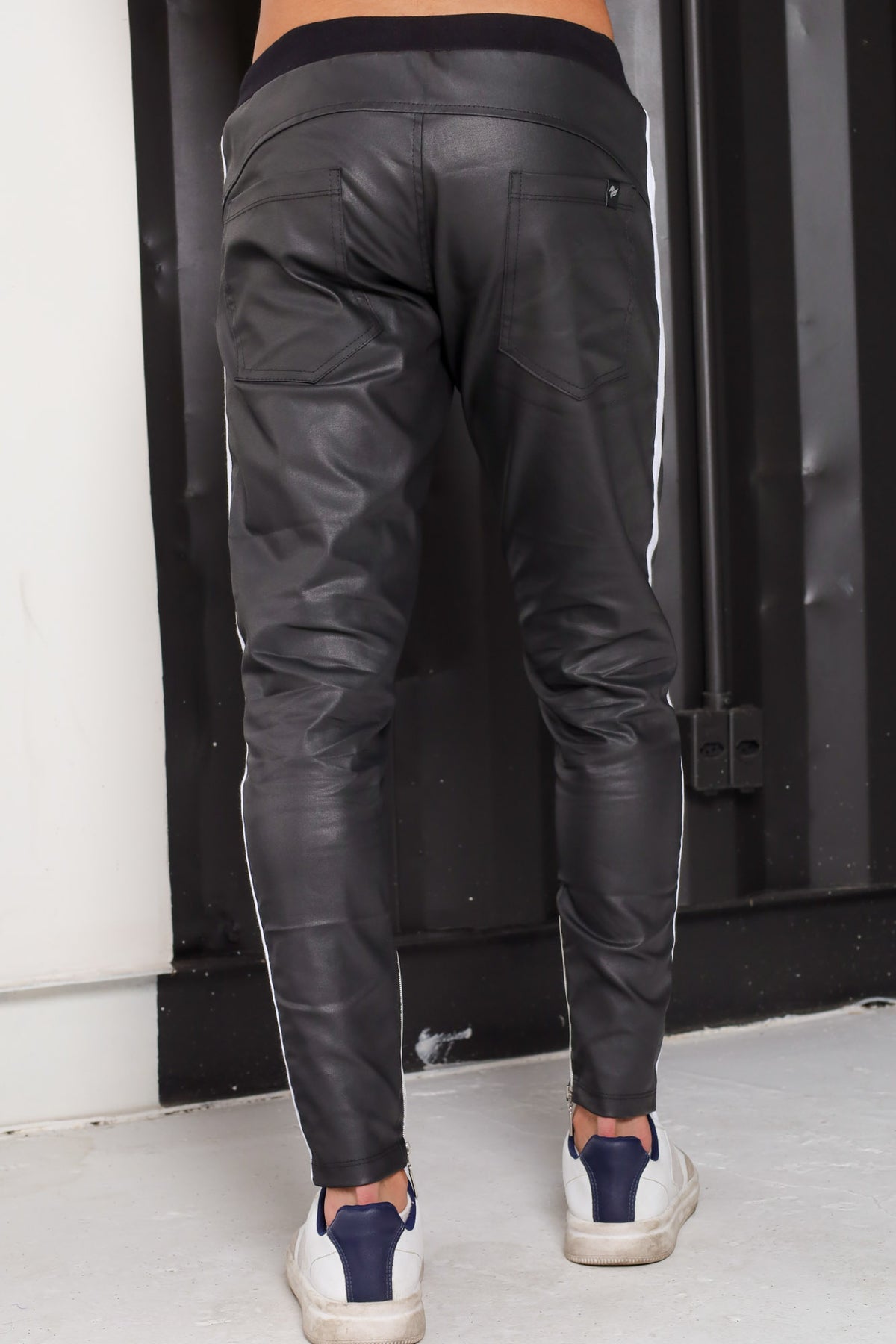 Calça Masculina Bengaline Resinado Preto