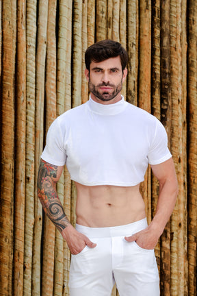 Cropped Masculino em Veludo