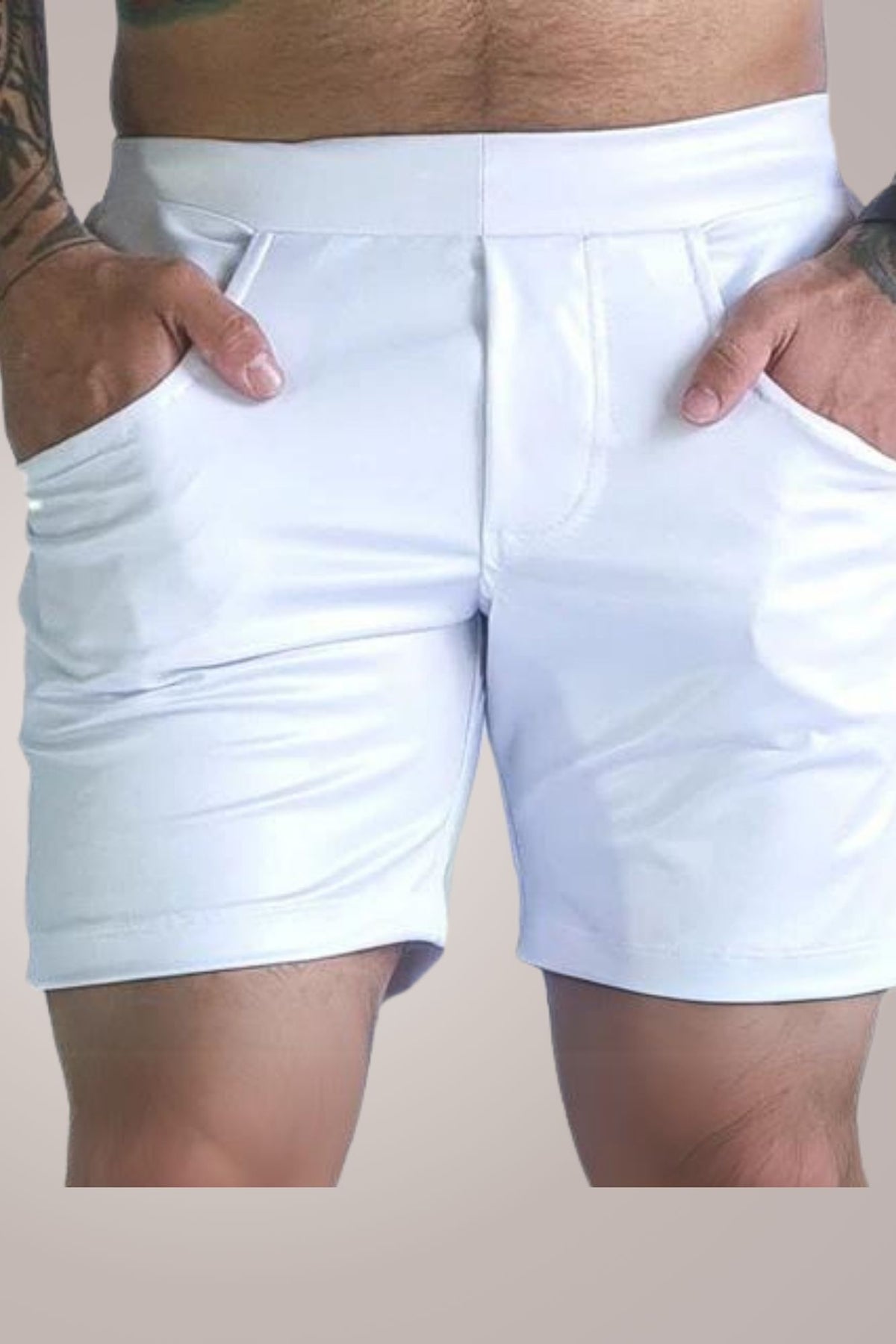 Short Masculino em Cirrê Brilhoso