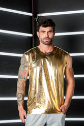 Regata Masculina Machão Metalizada