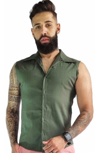 Camisa Masculina Modelo Machão Verde