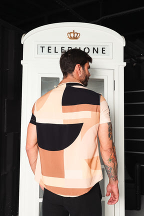 Camisa Masculina Casual em Viscose