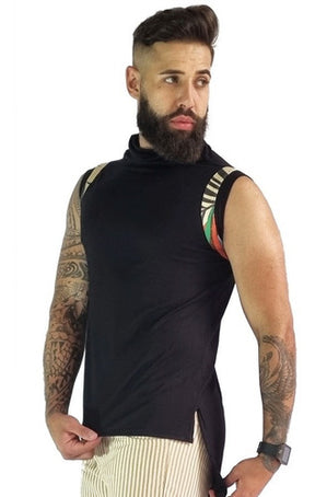 Regata Masculina Long Fit Preto