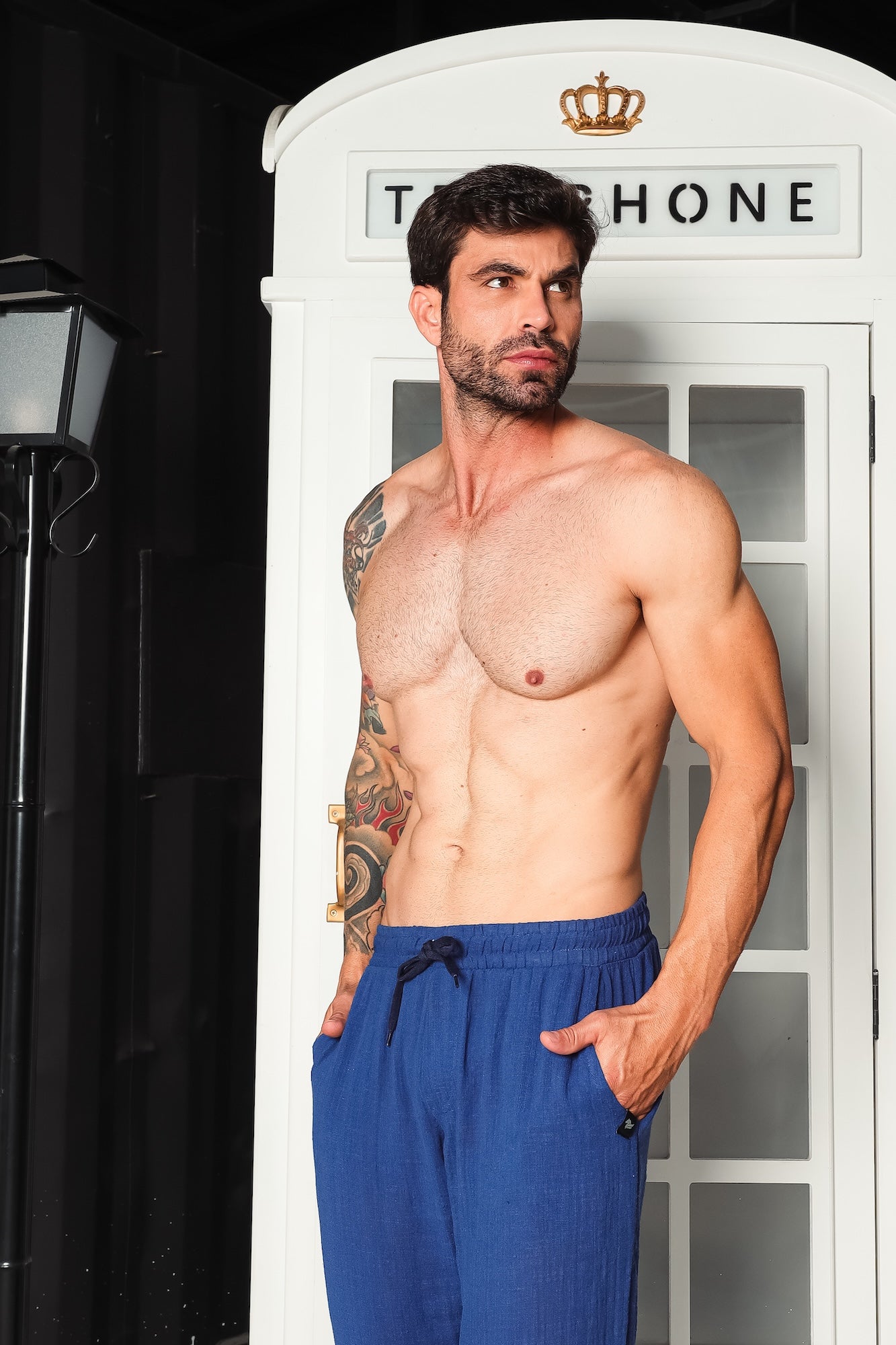 Calça Masculina em Malha Gaze