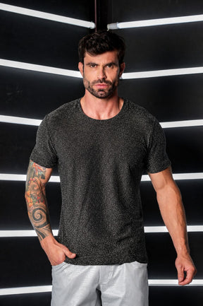 Camiseta Masculina em Lurex