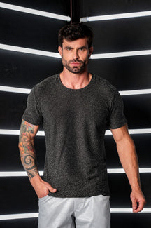 Camiseta Masculina em Lurex