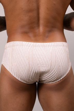 Sunga Slim Jacquard Dourada