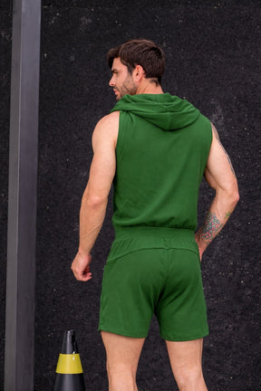 Macaquinho Masculino Modelo Machão com Capuz