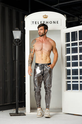 Calça Masculina em Malha Holográfica