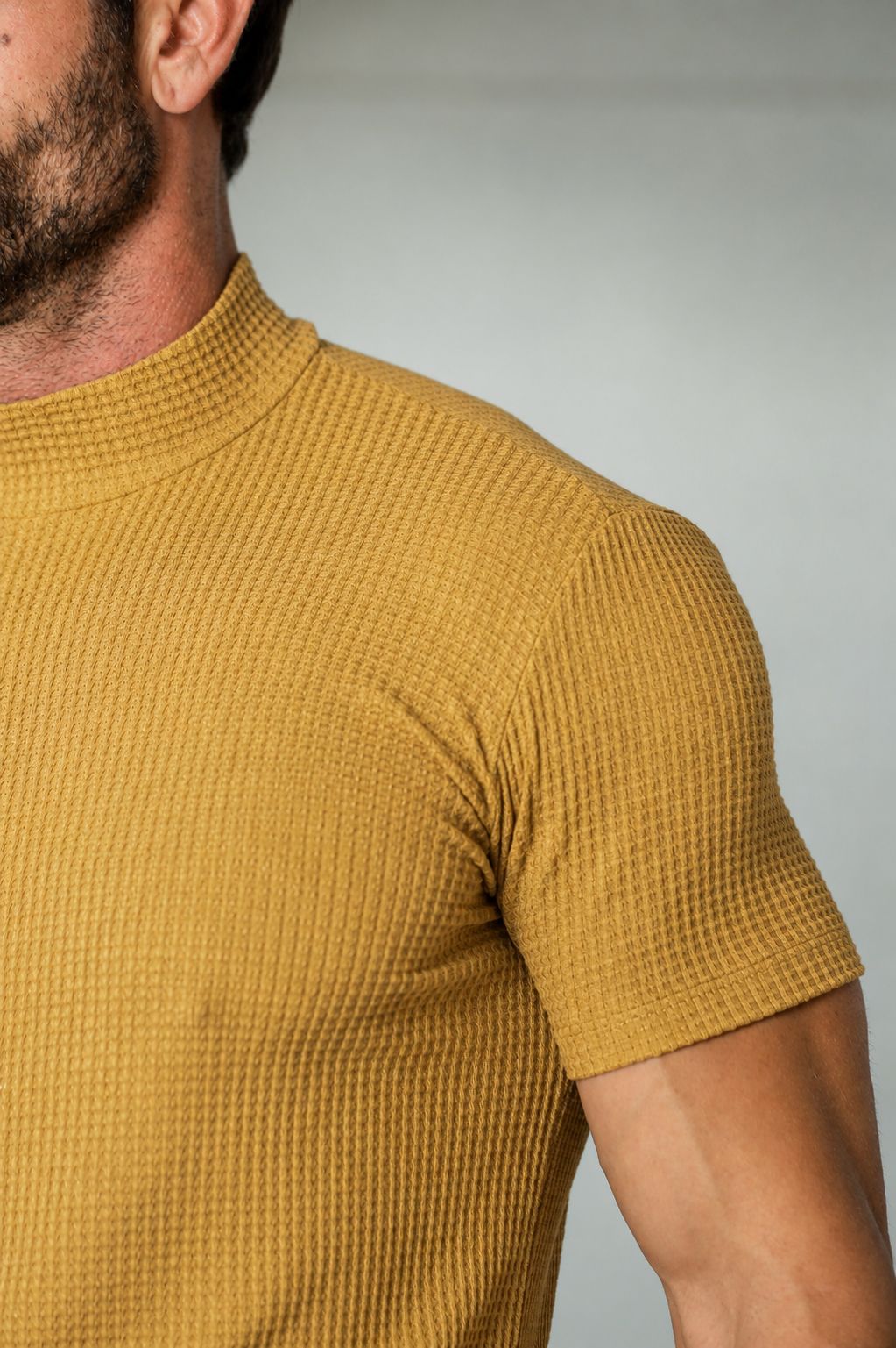 Camiseta Masculina em Malha Crepe