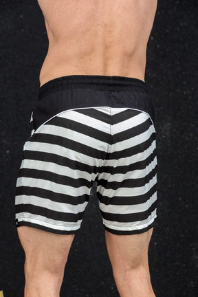 Short Masculino em Tricoline Listra Horizontal