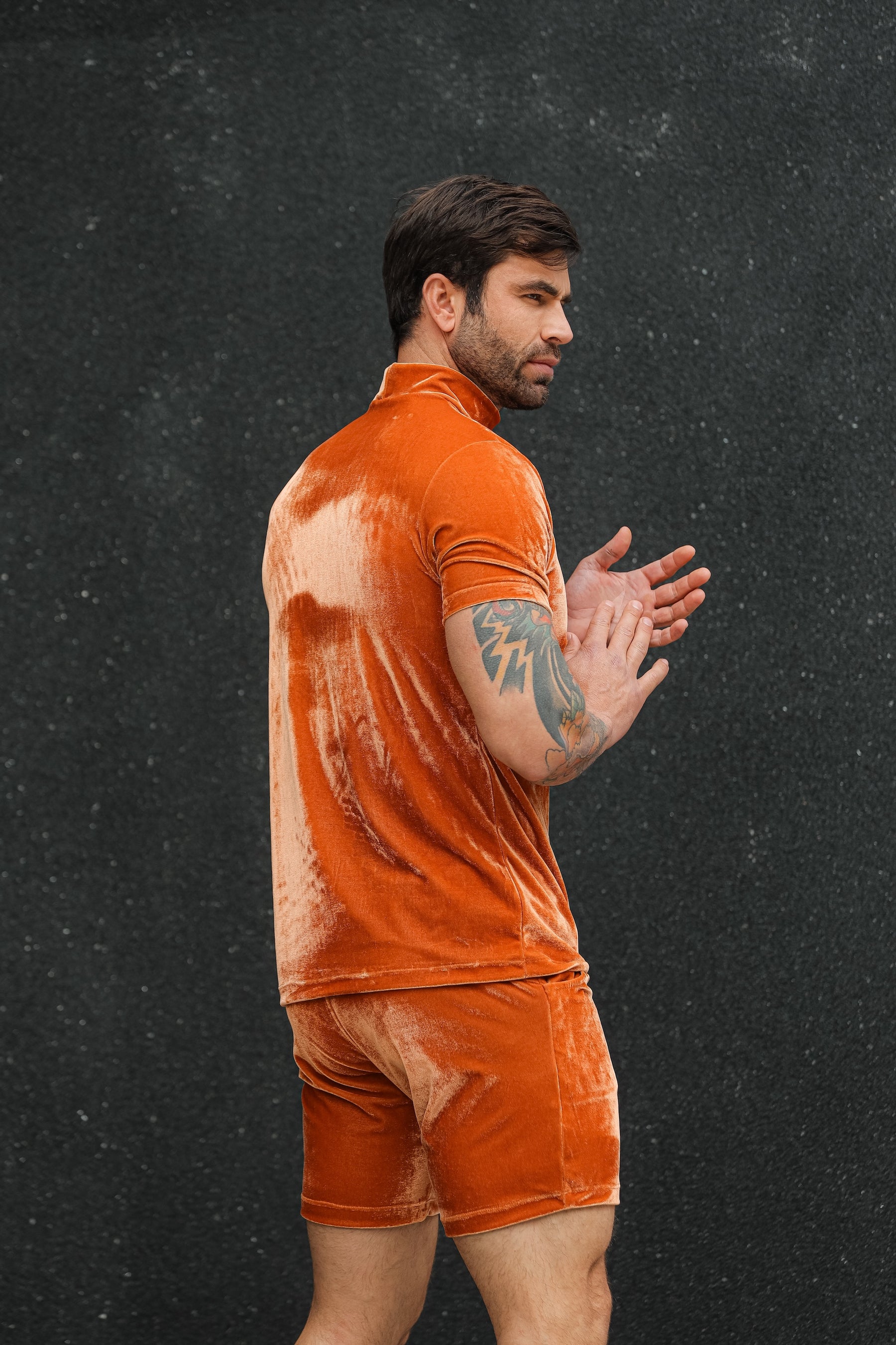 Conjunto Masculino em Veludo