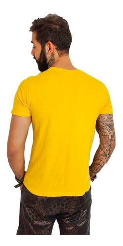 Camiseta Masculina Amarela
