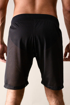 Bermuda Masculina Jotavê Preta em Tela