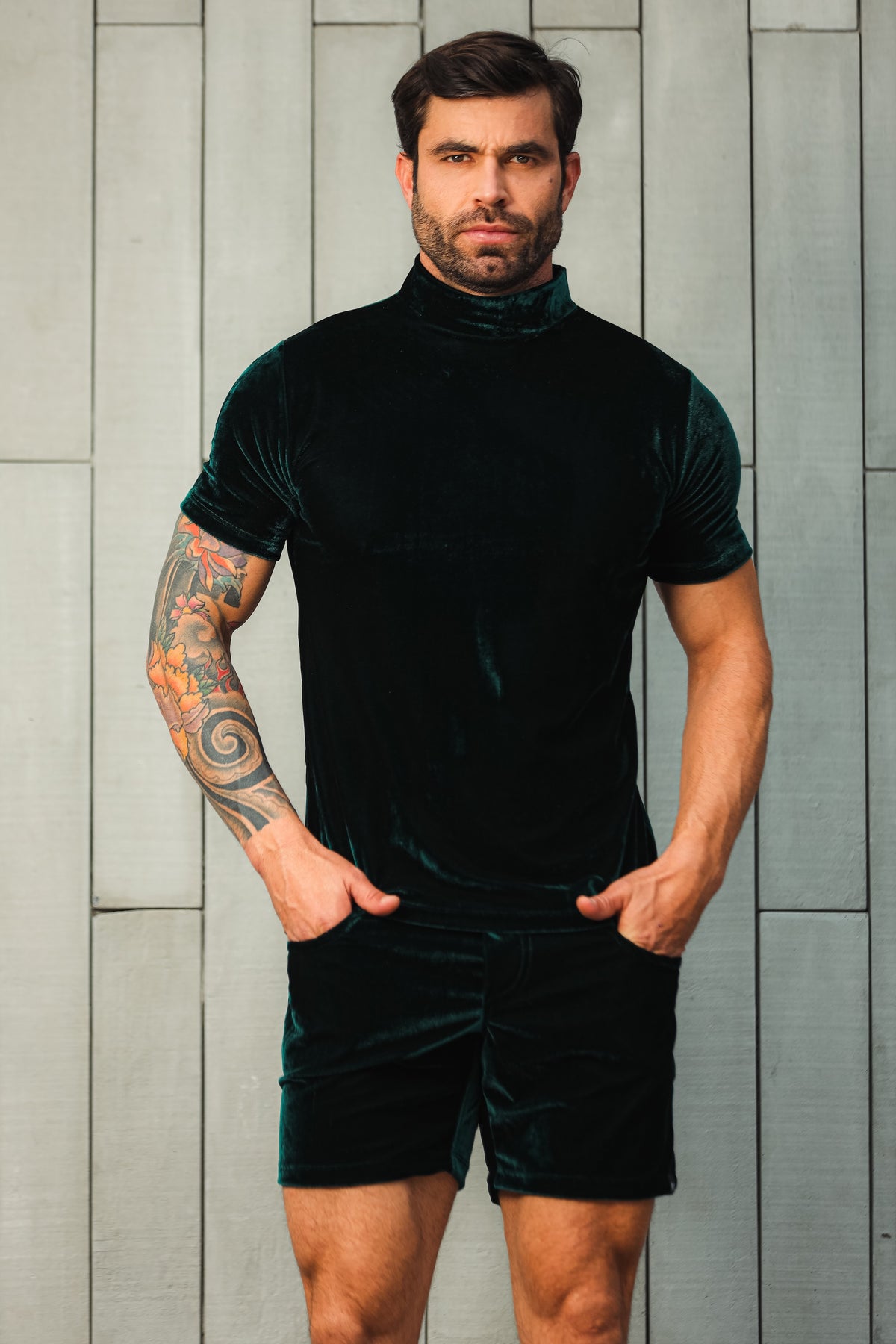 Conjunto Masculino em Veludo