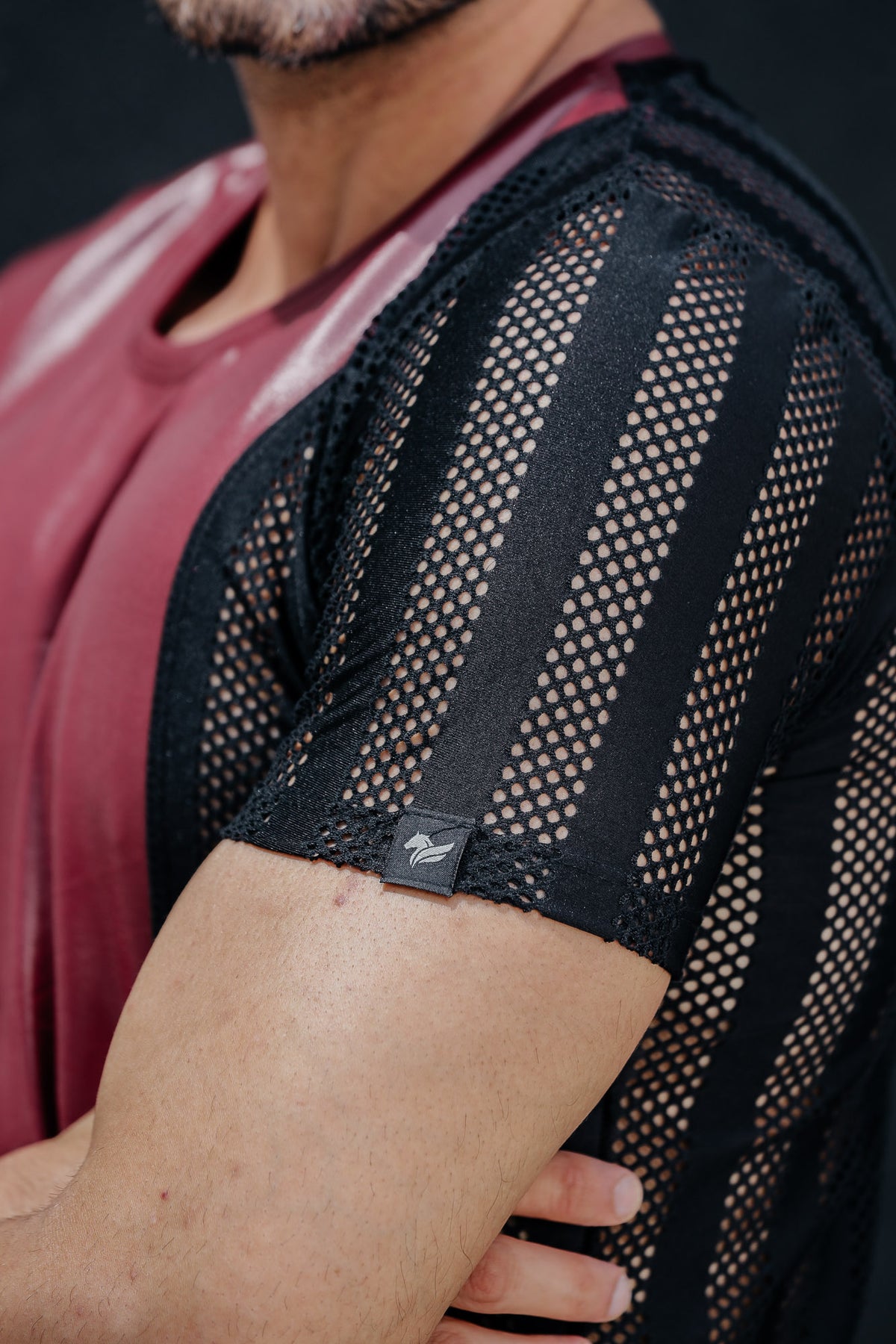 Camiseta Masculina Cirrê com Detalhe Lateral