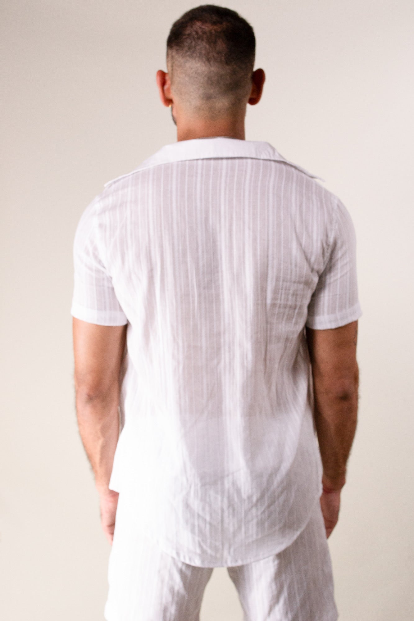 Conjunto Masculino Camisa e Short Cambraia