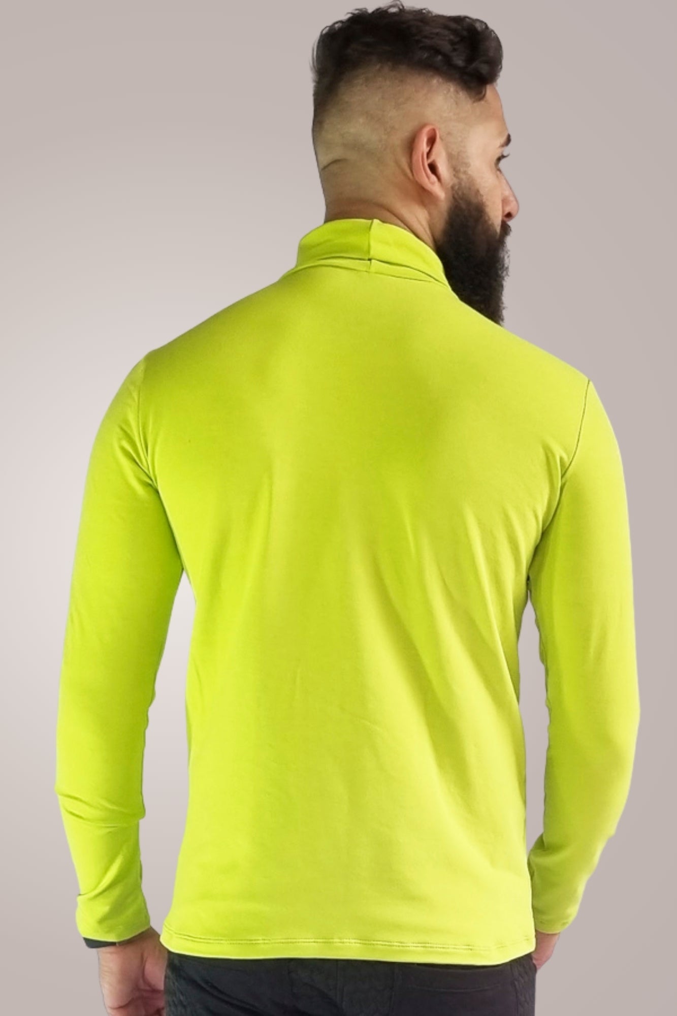 Blusa Masculina Cacharrel Moletinho Verde Lima - Ateliê João Vieira - JotaVê