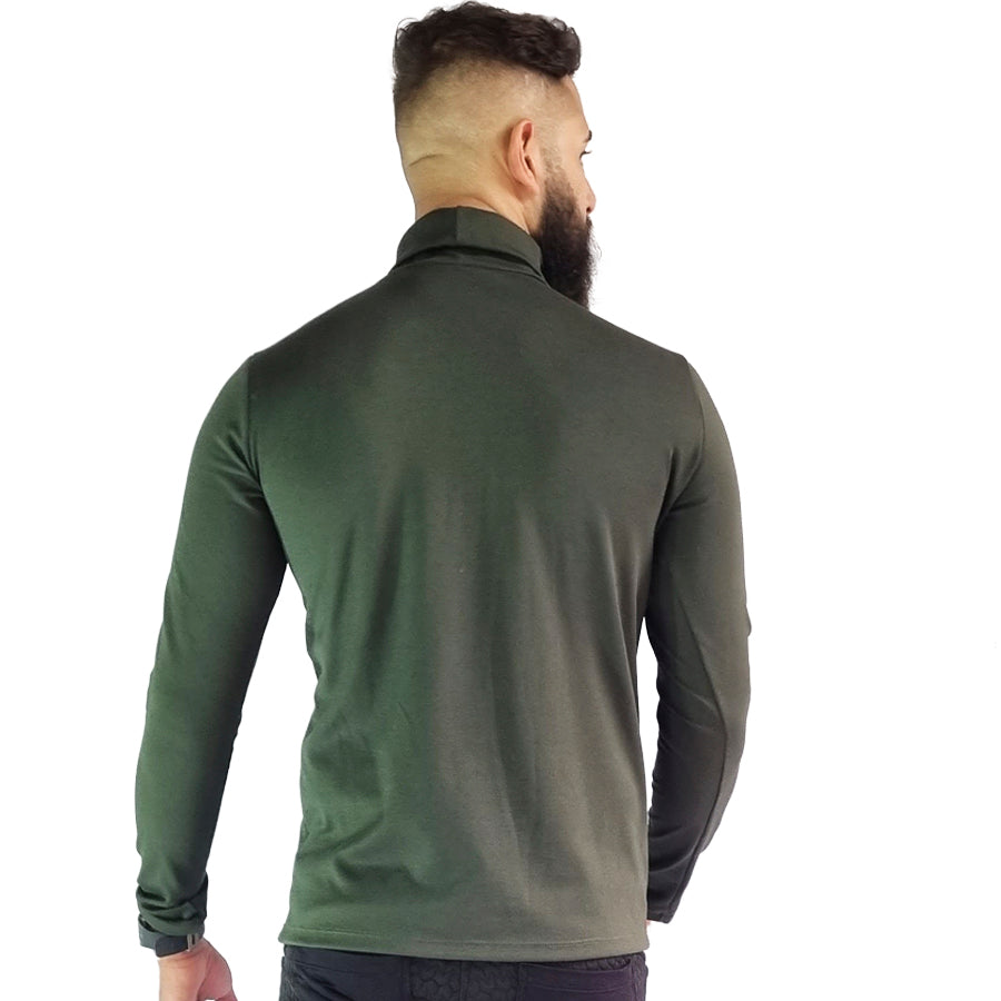 Blusa Masculina Cacharrel Moletinho Verde Musgo - Ateliê João Vieira - JotaVê