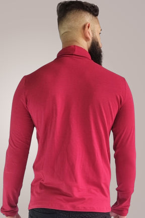 Blusa Masculina Cacharrel Moletinho Vermelho - Ateliê João Vieira - JotaVê