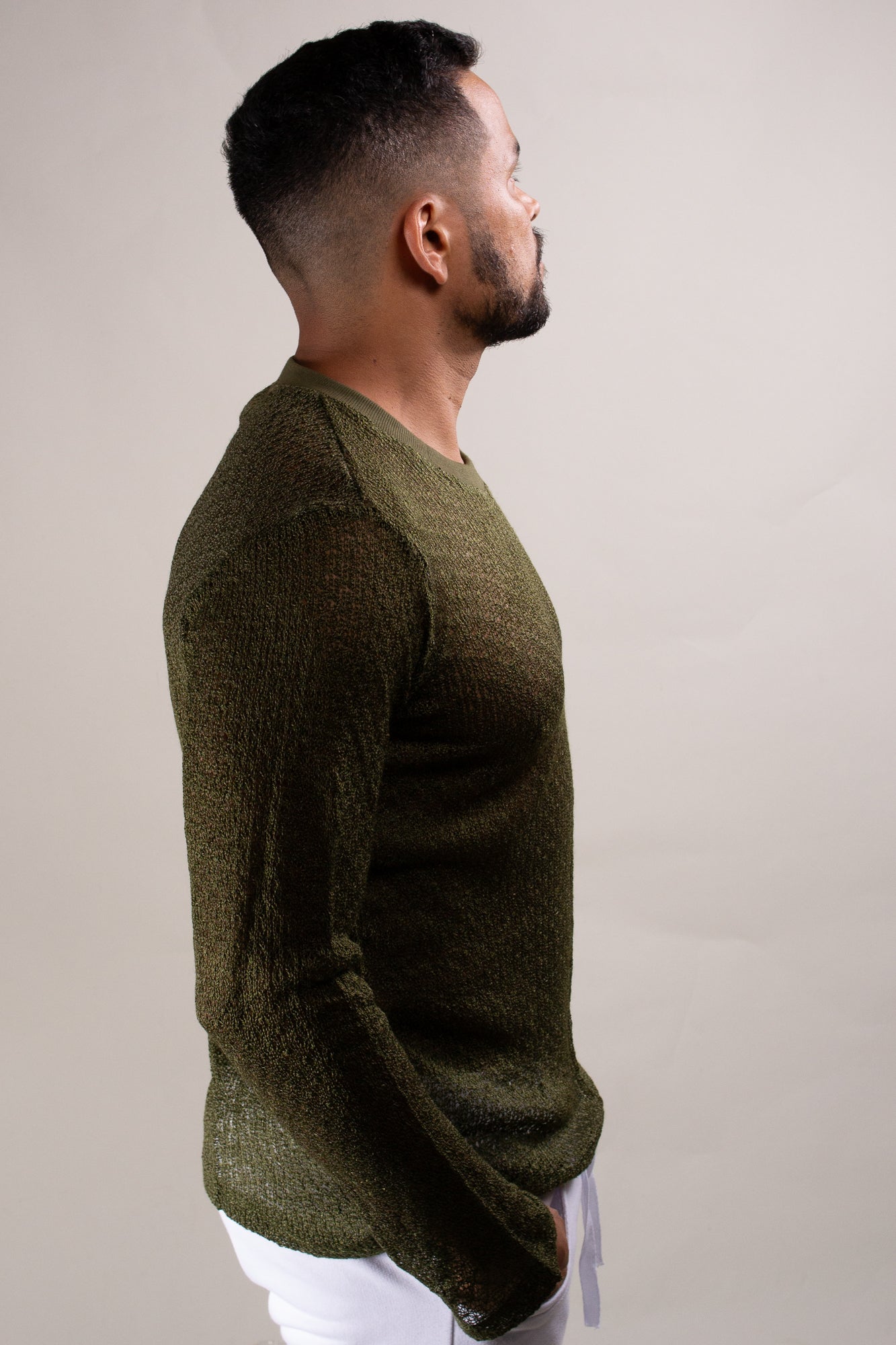 Blusa Masculina Lãzinha Verde - Ateliê João Vieira - JotaVê