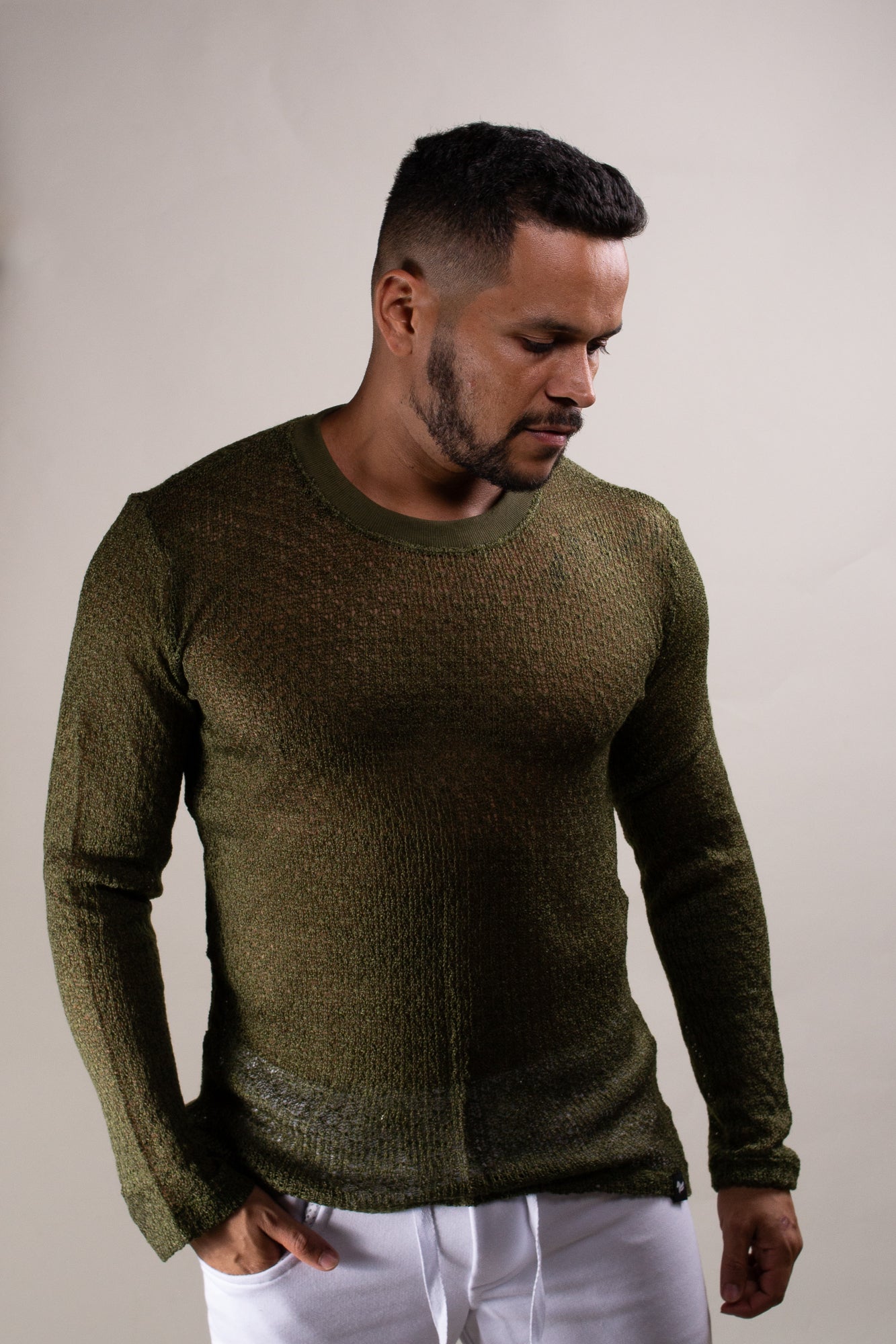 Blusa Masculina Lãzinha Verde - Ateliê João Vieira - JotaVê