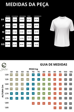 Camiseta Masculina em Malha - Ateliê João Vieira - JotaVê