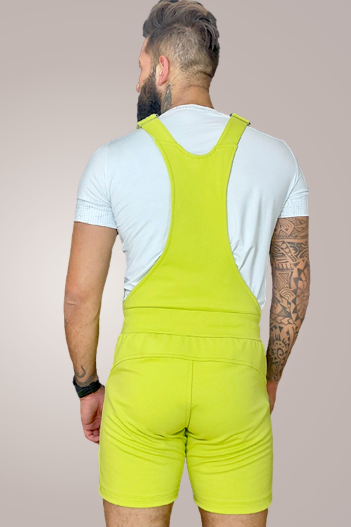 Macaquinho Jardineira Masculino Verde Lima